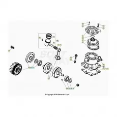 BetaEVO125 Factory 24 Kurbelwelle/Kolben/Ausgleichswelle Schneller Versand