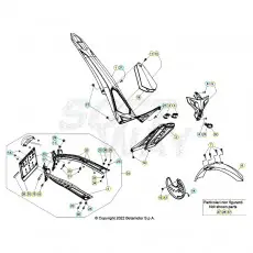 BetaEVO125 Factory 24 Verkleidung/Sitzbank/Tank 1 Garantierte Lieferung