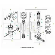 Beta EVO200 Factory 22 Schwingarm/Federbein 2 Preisknaller