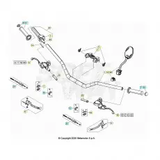 Beta EVO200 Factory 22 Lenker/Armaturen Kostenloser Versand