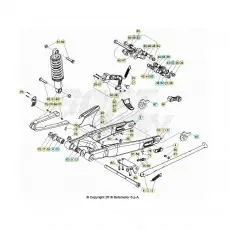 Beta EVO200 Factory 21 Schwingarm/Federbein 1 Abverkauf