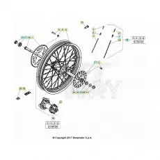 Beta EVO200 Factory 23 Hinterrad Expressversand