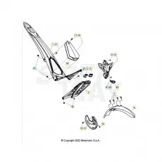 Sale Beta EVO200 Factory 24 Verkleidung/Sitzbank/Tank 1