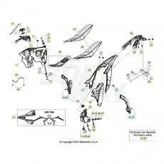 Beta RR300 24 Verkleidung/Sitzbank/Tank 1 Geprüft