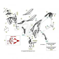 Beta RR300 25 Verkleidung/Sitzbank/Tank 1 Preiswert