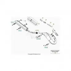 Beta RR125RC 24 Auspuffsystem Kostenloser Rückversand
