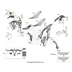 Günstig Beta RR200RC 24 Verkleidung/Sitzbank/Tank 1