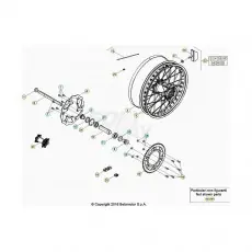 Kostenloser Versand Beta RR250RC 25 Hinterrad