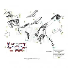 Neuheit Beta RR300RC 25 Verkleidung/Sitzbank/Tank 1