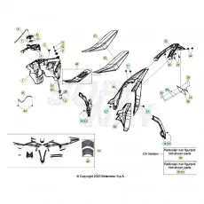 Solange Der Vorrat Reicht Beta RR250RC 24 Verkleidung/Sitzbank/Tank 1