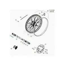 Rabatt Beta Xtrainer250 24 Vorderrad