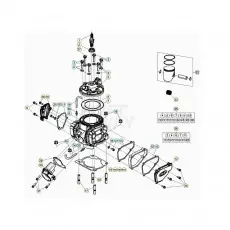 Meistverkauft Beta Xtrainer250 25 Zylinder/Zylinderkopf/Ventiltrieb