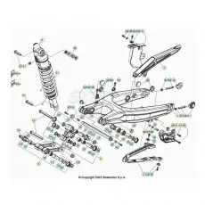 Beta Xtrainer250 25 Schwingarm/Federbein 1 Direkt Vom Hersteller