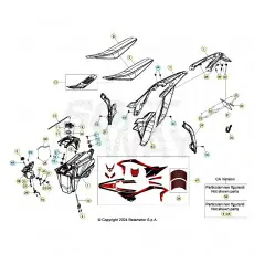 Beta Xtrainer250 25 Verkleidung/Sitzbank/Tank 2 Nur Heute