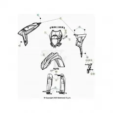 Beta RR350 24 Verkleidung/Sitzbank/Tank 2 Ausverkauf
