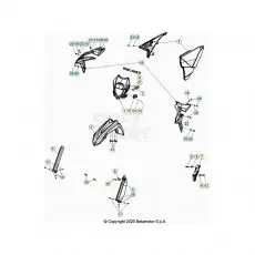 Beta Xtrainer300 24 Verkleidung/Sitzbank/Tank 1 Saisonangebot