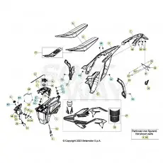 Saisonangebot Beta Xtrainer300 24 Verkleidung/Sitzbank/Tank 2