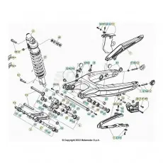 Beta Xtrainer300 25 Schwingarm/Federbein 1 Sonderaktion