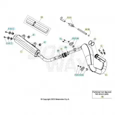 Beta Xtrainer300 25 Auspuffsystem Zertifiziert
