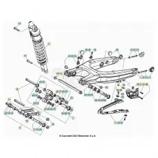 Echt Beta RR350 24 Schwingarm/Federbein 2