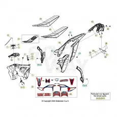 Expressversand Beta RR350RC 25 4T Verkleidung/Sitzbank/Tank