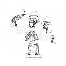 Preisreduziert Beta RR350RC 25 4T Verkleidung/Sitzbank/Tank