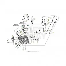 Kracherpreis Beta RR125 LC T 23 Zylinder/Zylinderkopf/Ventiltrieb 3