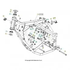 Beta RR125 LC T 23 Rahmen/Ausleger Markenware