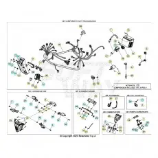 Echt Beta RR125 LC T 23 Kabelstrang