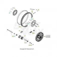 Beta RR125 LC T 23 Hinterrad Solange Der Vorrat Reicht