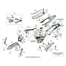 Beta RR125 LC T 23 Verkleidung/Sitzbank/Tank Top-Seller