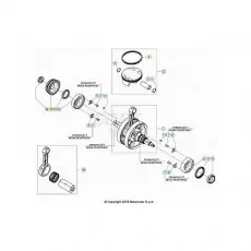 Preisreduziert Beta RR350RC 25 4T Kurbelwelle/Kolben/Ausgleichswelle 2