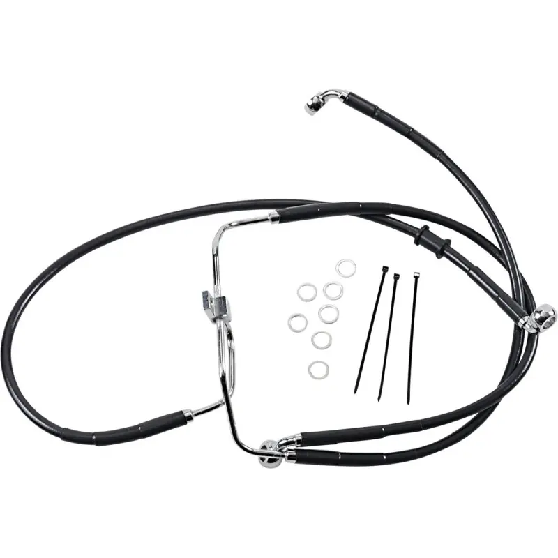 DRAG SPECIALTIES - BREMSLEITUNG FXDF08-17 SCHWARZ+6 Direkt Vom Hersteller