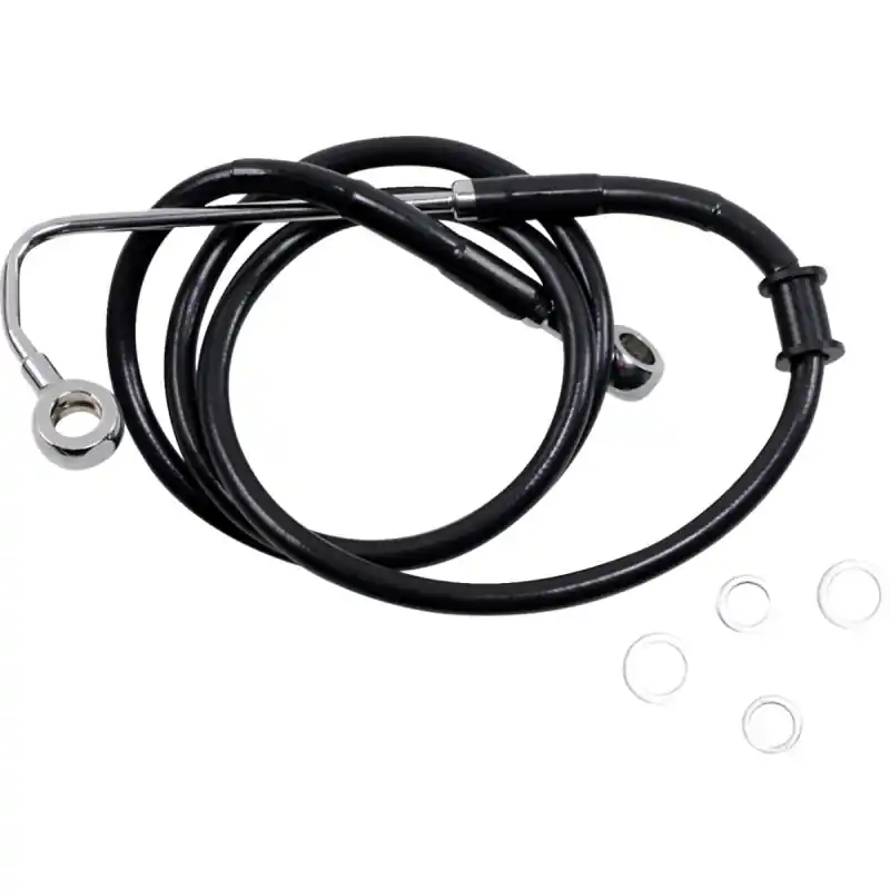 DRAG SPECIALTIES - BREMSLEITUNG 15-17SFTL SCHWARZ +8 Knallerangebot