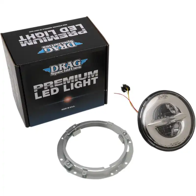 DRAG SPECIALTIES - HDLIGHT 7 REFL KT CH -13 ECE Kostenloser Rückversand