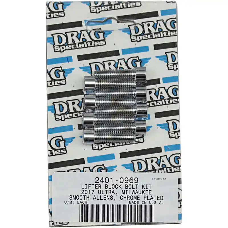 Bestpreis DRAG SPECIALTIES - BOLZENKIT M8LFTBLK S AL CH