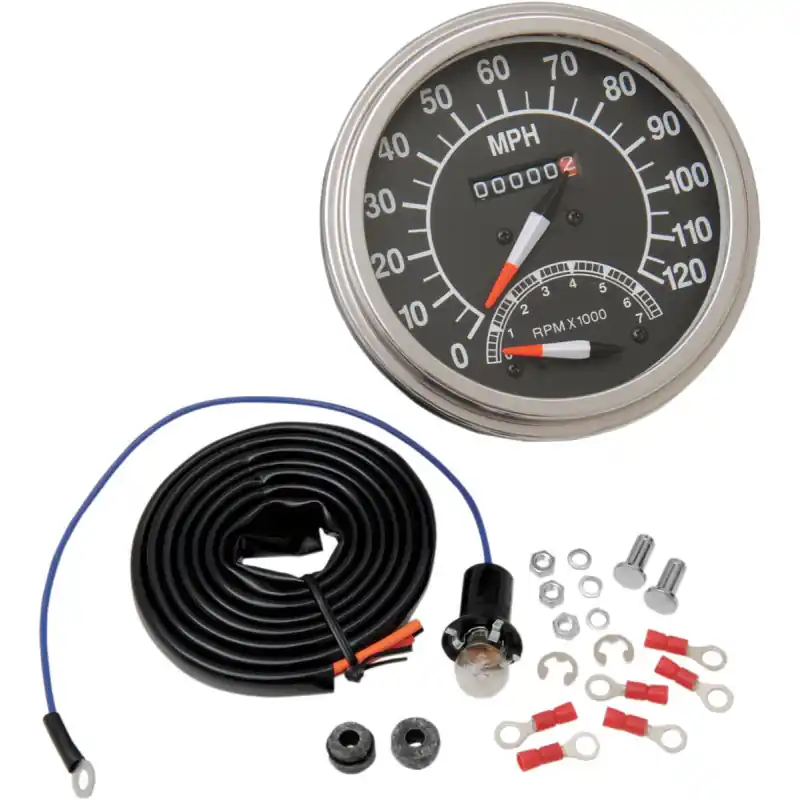 DRAG SPECIALTIES - 2:1 SPEEDO/TACH EINHEIT FX Kostenfreie Lieferung