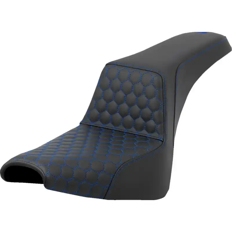 Must-Have SADDLEMEN - SEAT STEP UP HC BLAUE NÄHTE
