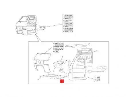 Bodenblech Einschweissblech links Ape TM 703 Preis Gesenkt