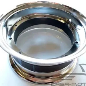 Felge "Extremo" Stahl/Chrom breite 13,4cm Ape 50 Neue Ware