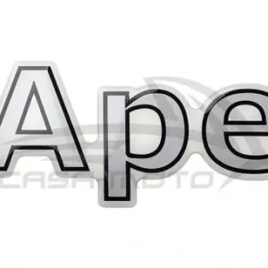 Aufkleber "Ape" an der Heckklappe links TM 703 11,4x5,4cm Preisreduziert