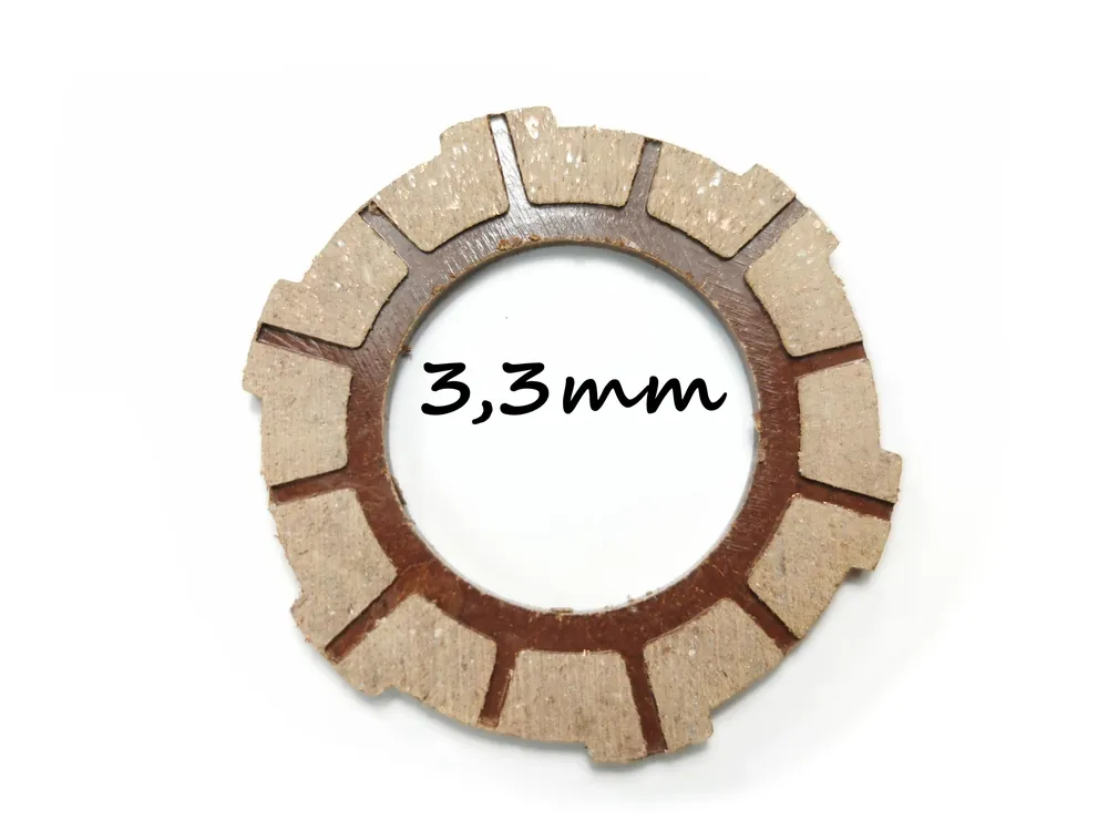1 x Kupplungslamelle dünn 3,3mm Reibscheibe / für Sachs 504 + 505 Motor Kupplung Kracherpreis