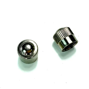 Abverkauf 2 Metall Ventilkappen Universal für Mofa und Moped