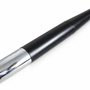 Mokick Auspuff schwarz mit Chromkappe 32mm Anschluß Kreidler Hercules Beliebt