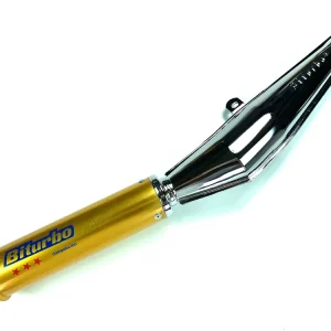 BITURBO Sportauspuff Schalldämpfer Tuning Resonanzauspuff Kracherpreis