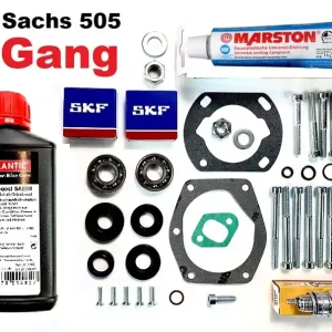 Großer Überholsatz Motordichtsatz SKF 2 Gang / inkl. Getriebeöl, Dichtmasse für Sachs 505 Ausverkauf