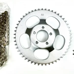 Hercules GX GT Kettensatz 50 / 15 Ritzel Kettenrad und Kette 122 Mofa Herkules Top-Preis