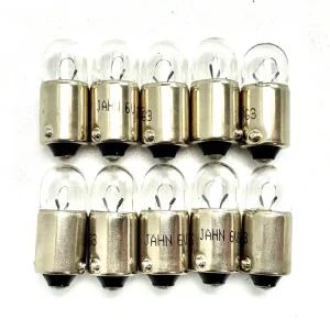 Must-Have 10 x Leuchtmittel Birne 6v 2W Standlicht Ba9s Rücklicht Mofa Moped