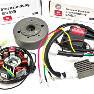 6V Stern Zündung EV03 linksdrehend Sachs 505 Sachs 50 Lichtmaschine Typ Kokusan Preis Gesenkt