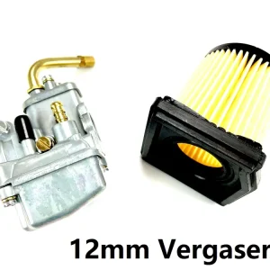 Knallerangebot Neuer Vergaser 85/12 + Luftfilter 27mm für Hercules Mofa + Optima Moped